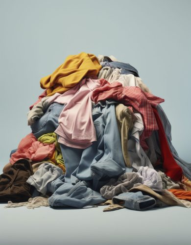 fast fashion concept with piles clothes fast fashion concept with piles clothes